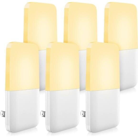 Plug in Night Light, Warm White LED Nightlights with Smart Dusk to Dawn Sensor - Picture 1 of 8
